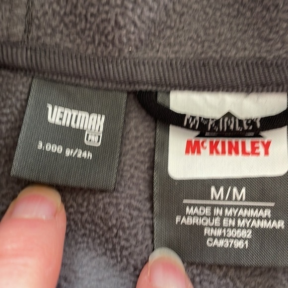 SzM Girls McKinley Lullaby Waterproof/Windproof Long Softshell jacket grey EUC - Picture 10 of 11